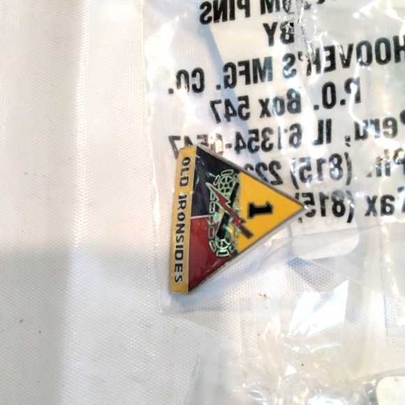 Military pushback lapel tie pins lot of 7 assorted - Picture 6 of 8